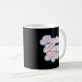 トランスジェンダー権利プライド保護トランス コーヒーマグカップ (正面右)