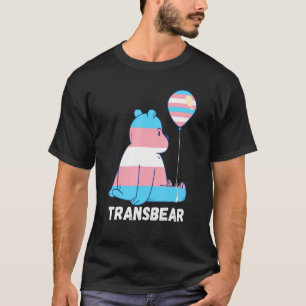 トランスジェンダー気球ベアートランスプライド平等Lgbtq Tシャツ