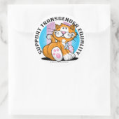 トランスジェンダー猫 ラウンドシール (バッグ)