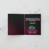 トランスジェンダー男性のメリークリスマスカード シーズンカード (内部)