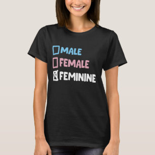 トランスジェンダー移行LGBTQ Tシャツ