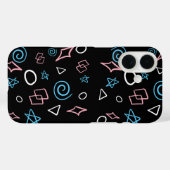 トランスジェンダー色の図形 Case-Mate iPhoneケース (裏面 (横))