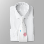 トランスジェンダー色の大きな水玉模様 ネクタイ (タイ)