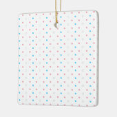 トランスジェンダー色 セラミックオーナメント (左)