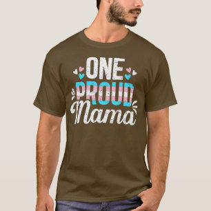 トランスジェンダー誇りを持ったママトランスママLGBTアリープライドM Tシャツ
