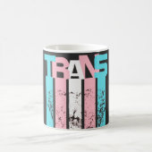 トランスジェンダー。あなたの意見は必要ない。 コーヒーマグカップ (中央)