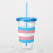 トランスジェンダー アクリルタンブラー (右)