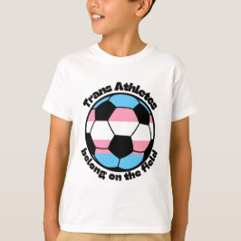 トランスジェンダー アスリート サッカー Tシャツ