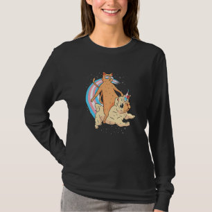 トランスジェンダー・キャット・トランス・プライド・パグ・トランスセクシャル・フラグR Tシャツ