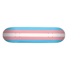 トランスジェンダー・プライド・フラグ - LGBT レインボー スケートボード