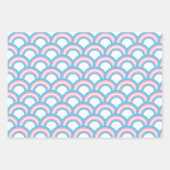 トランスジェンダー・レインボー ラッピングペーパーシート (正面3)