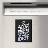 トランスジェンダーAlly Transプライドフラグのサポート マグネット (インサイチュ (食洗機))