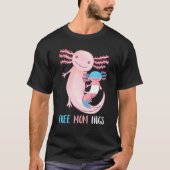 トランスジェンダーAxolotlフリー母ハグマザーLgbtq Tシャツ (正面)