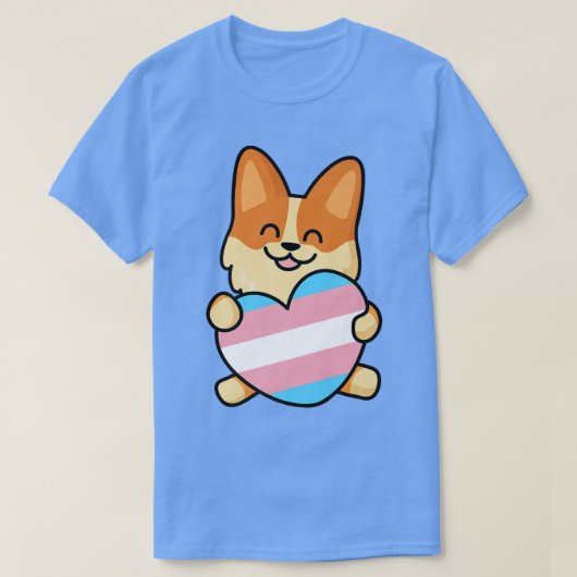 トランスジェンダーCorgiハートトランスジェンダーCorgiハート143 Tシャツ (デザイン正面)