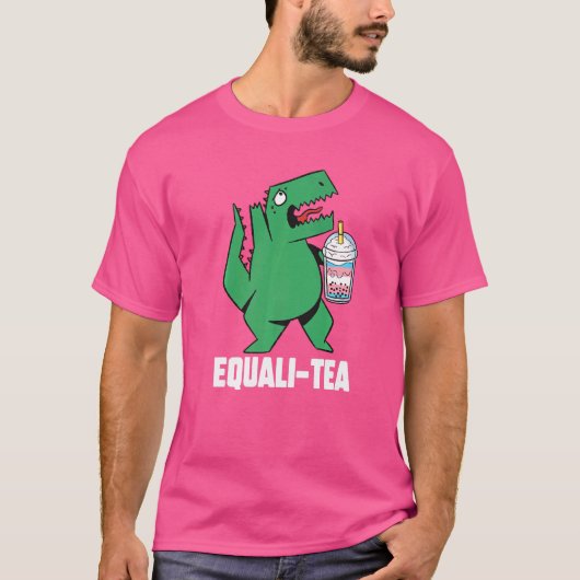 トランスジェンダーDino Equali TeaトランスジェンダーDino Equal Tシャツ (正面)