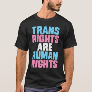 トランスジェンダーLgbtプライドトランス権は人権 Tシャツ