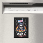 トランスジェンダーLGBTプライド 私は私の肉体を拒絶する マグネット (インサイチュ (食洗機))