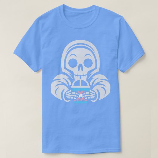 トランスジェンダーsceleton bubble teaトランスジェンダーscelet tシャツ (デザイン正面)