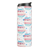 トランスセクシャルプライド愛は愛で、かわいい猫LGBTQ タンブラー (回転左)