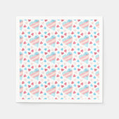 トランスハートプライド スタンダードカクテルナプキン (正面)