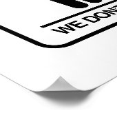 トランスバスルーム標識 ポスター (角)