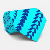 トランスパーティー – シアンとネイビー ネクタイ (ロール)