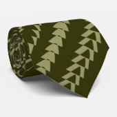 トランスパーティー – ダークオリーブとカーキ ネクタイ (ロール)