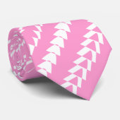 トランスパーティー – ピンクと白 ネクタイ (ロール)