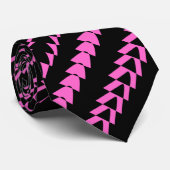 トランスパーティー – ブラックとピンク ネクタイ (ロール)
