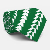 トランスパーティー – 森の緑と白 ネクタイ (ロール)