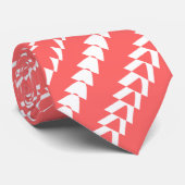 トランスパーティー – 熱帯ピンクと白 ネクタイ (ロール)