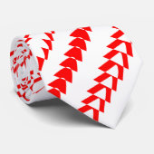 トランスパーティー – 白と赤 ネクタイ (ロール)