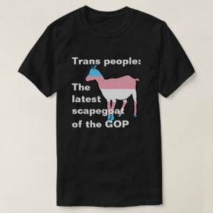 トランスピープルGOPの最新のスケープゴート Tシャツ