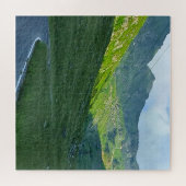 トランスファガラサン高山の景色 – ルーマニアの山岳アート ジグソーパズル (横)