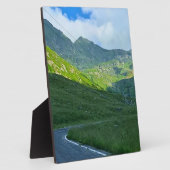トランスファガラサン高山の景色 – ルーマニアの山岳アート フォトプラーク (側面)