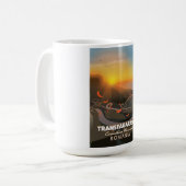 トランスファガラサン,カルパシアン山脈,ルーマニア道路 コーヒーマグカップ (正面左)