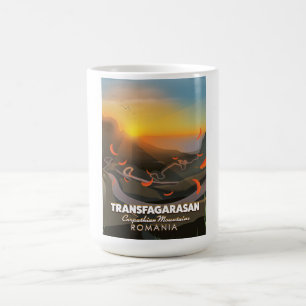 トランスファガラサン,カルパシアン山脈,ルーマニア道路 コーヒーマグカップ