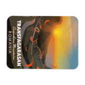 トランスファガラサン,カルパシアン山脈,ルーマニア道路 マグネット (横)