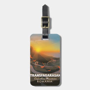トランスファガラサン,カルパシアン山脈,ルーマニア道路 ラゲッジタグ