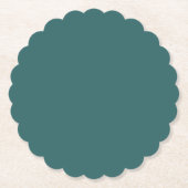 トランスフォーマティブ ティール ペーパーコースター (正面)