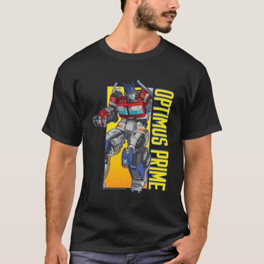 トランスフォーマー ビースト覚醒 アニメ オプティマスP Tシャツ (正面)