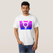 トランスフラグカットアウト 2 Tシャツ (正面フル)