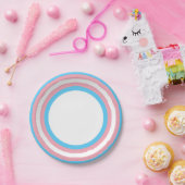 トランスフラグ ペーパープレート (パーティー)