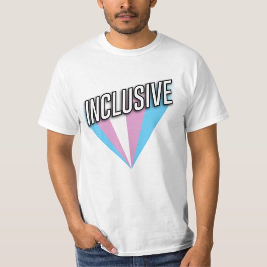 トランスプライドの爆発 - 包括的 Tシャツ (正面)