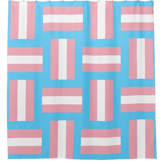 トランスプライドインスパイアシャワーカーテン シャワーカーテン (正面)