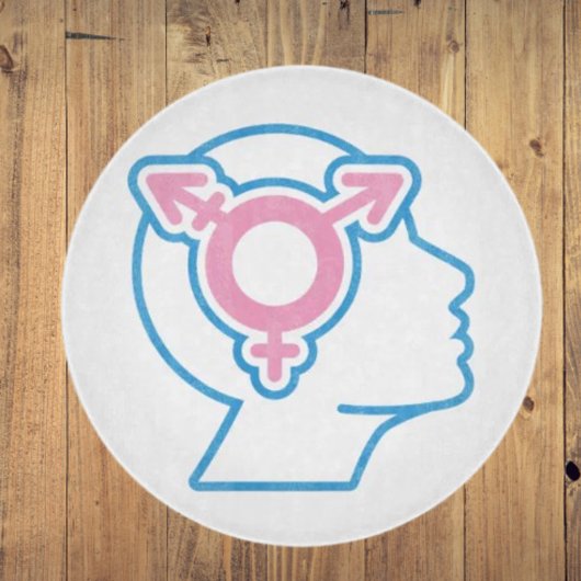 トランスプライドシンボルガラス切断板 カッティングボード