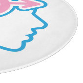 トランスプライドシンボルガラス切断板 カッティングボード (角)