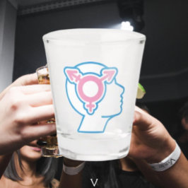 トランスプライドシンボルショットガラス ショットグラス