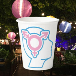 トランスプライドシンボル紙カップ 紙コップ