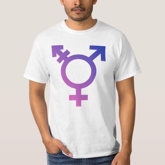 トランスプライドシンボル Tシャツ (正面)